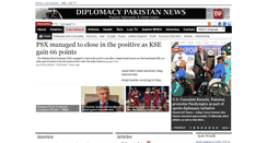 Desktop Screenshot of diplomacypakistan.com